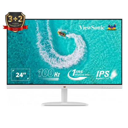 ViewSonic 24 Inch Full HD IPS White Monitor VA2432-H-W 