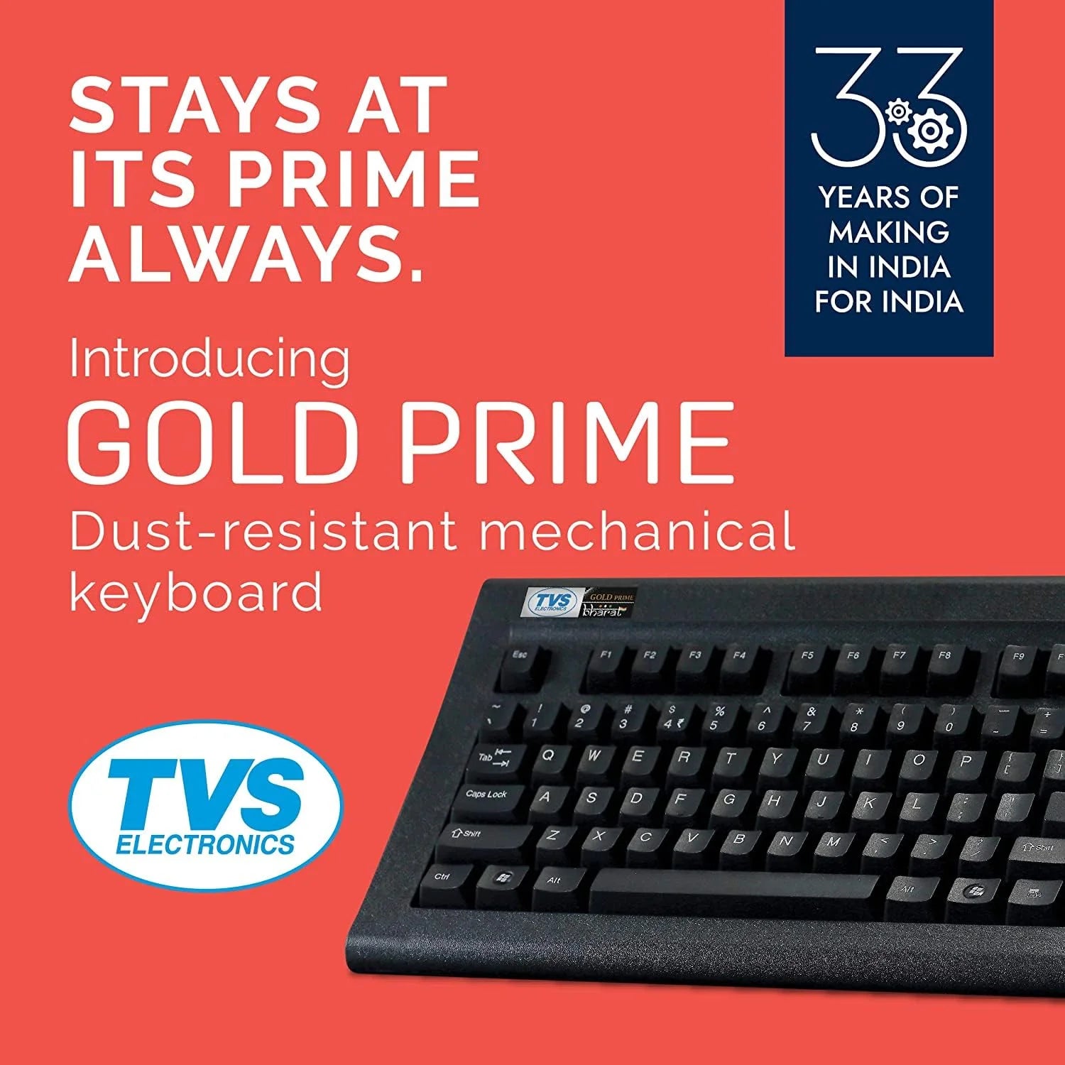 TVS Gold Keyboard Black  Microcenter India