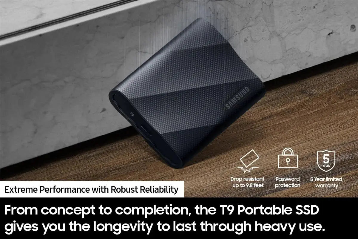 Samsung T9 Portable External SSD 2TB  Microcenter India