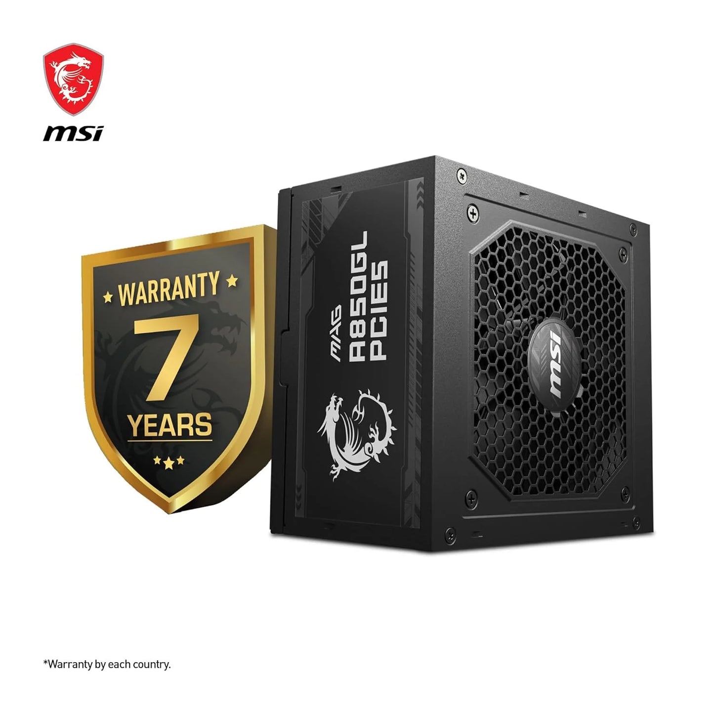 MSI MAG A850GL PCIE5 ATX 3.0 850 Watt 80 Plus Gold SMPS - Microcenter India