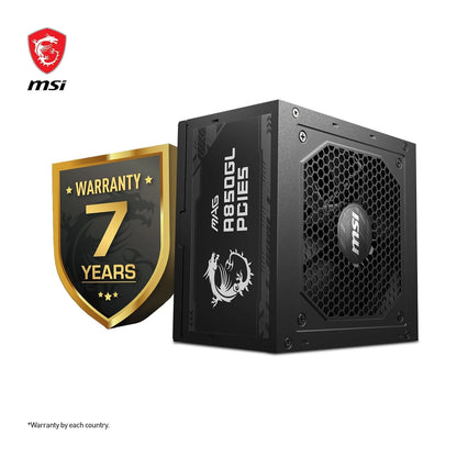 MSI MAG A850GL PCIE5 ATX 3.0 850 Watt 80 Plus Gold SMPS - Microcenter India