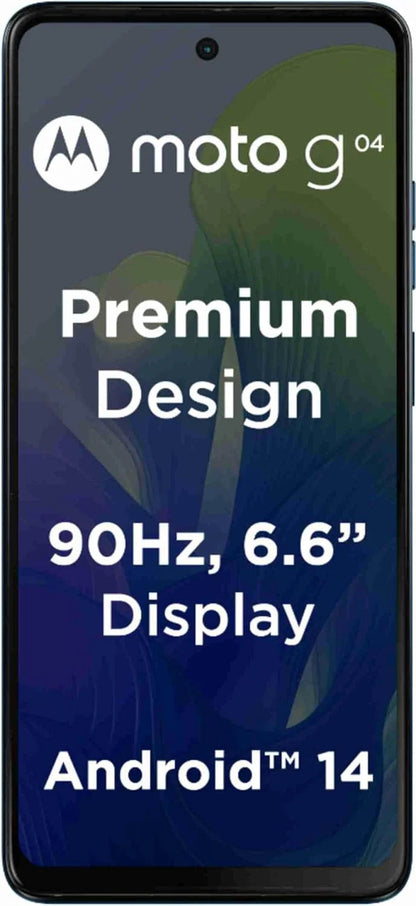 Motorola G04 4G Satin Blue 4GB RAM 64GB Storage  Microcenter India