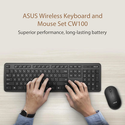 Asus CW100 Wireless Keyboard And Mouse - Microcenter India