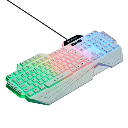 ZEBRONICS OPTIMUS Gaming Keyboard &amp; Mouse Combo White  Microcenter India