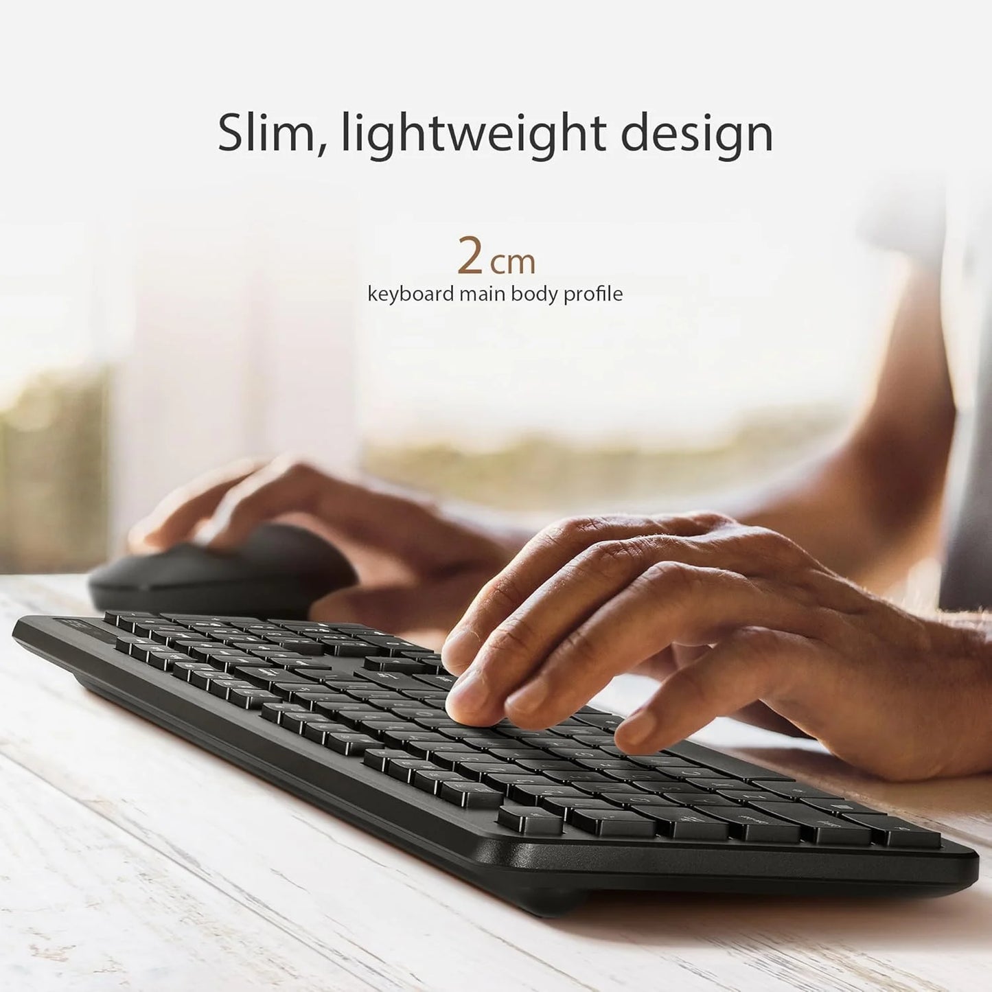 Asus CW100 Wireless Keyboard And Mouse - Microcenter India