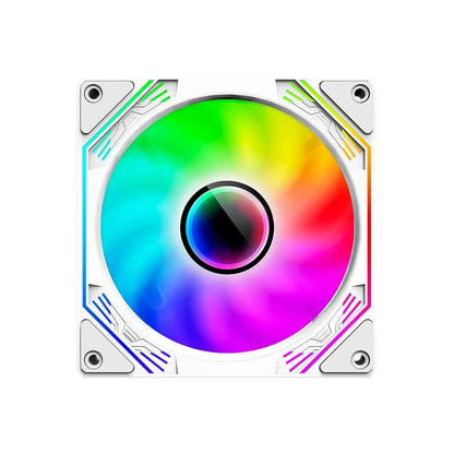 Ant Esports Sciflow 120mm ARGB Case Fan - White  Microcenter India