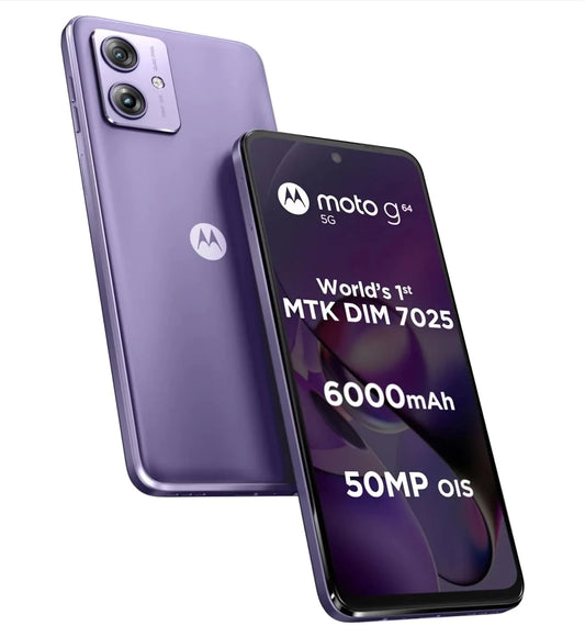 Motorola G64 5G Ice Lilac 12GB RAM 256GB Storage