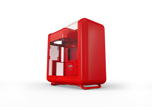 HYTE X50 Wild Cherry red ATX mid tower cabinet
