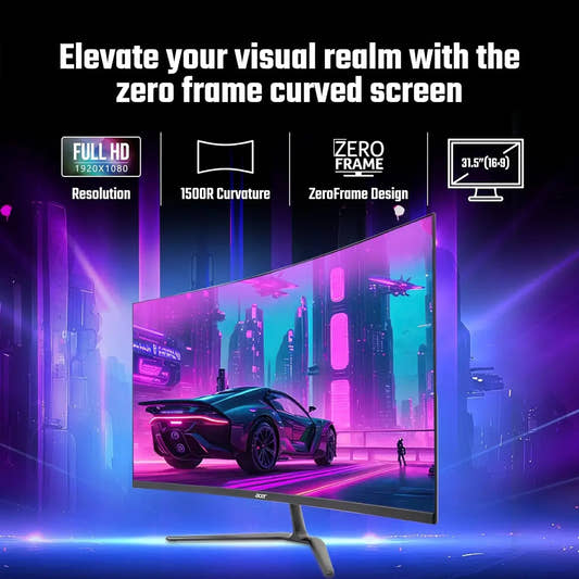 Acer ED320QR H 31.5 Inch Gaming Monitor  Microcenter India