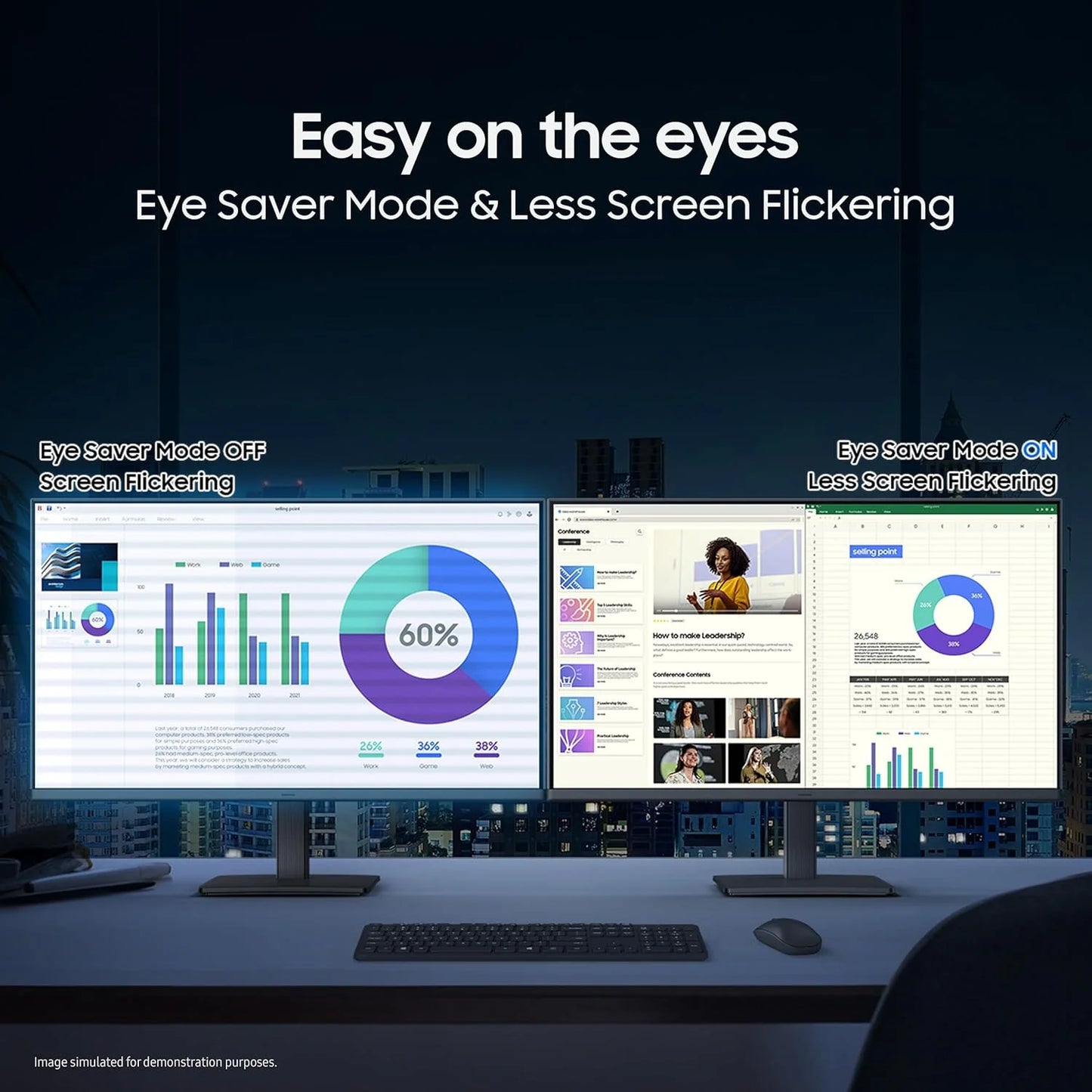 Samsung LS22D304GAWXXL 22 Inch Monitor - Microcenter India