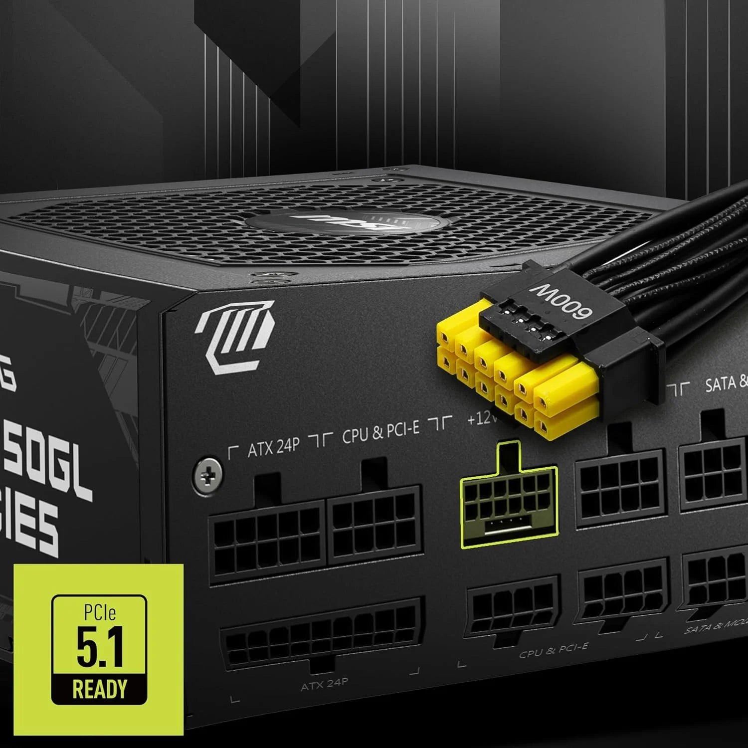 MSI MAG A850GL PCIE5 ATX 3.0 850 Watt 80 Plus Gold SMPS - Microcenter India