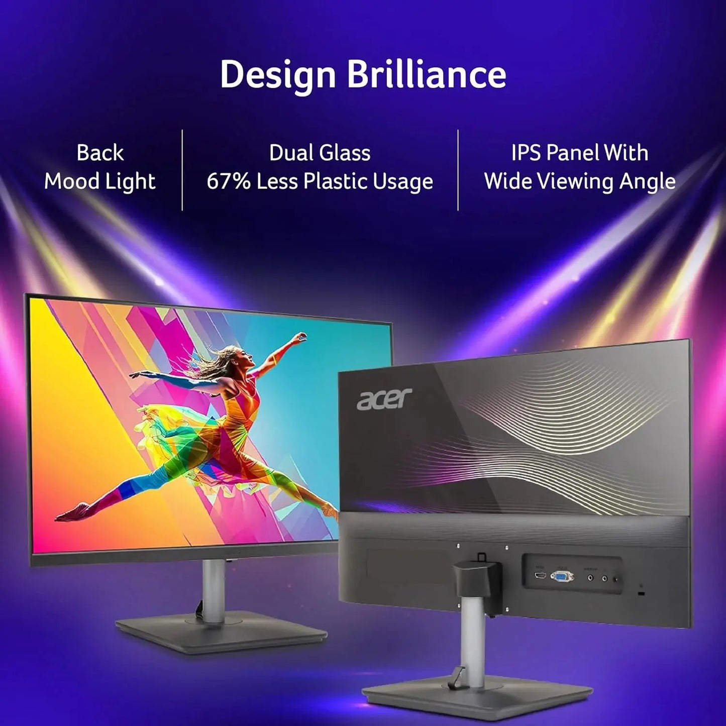 Acer RS242Y 24Inch Monitor  Microcenter India
