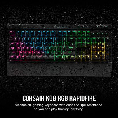 Corsair K68 RGB Cherry MX Mechanical Gaming Keyboard  Microcenter India