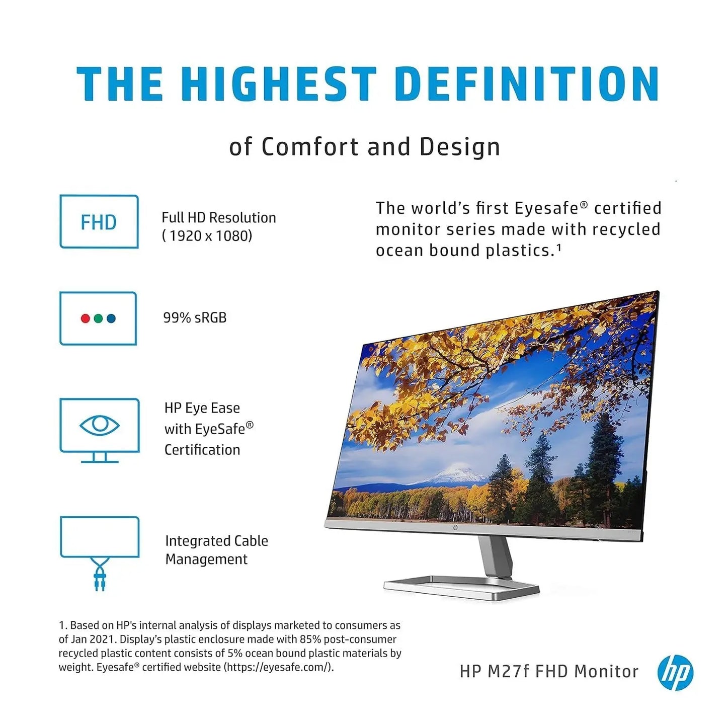 HP M27f 27-inches Monitor 