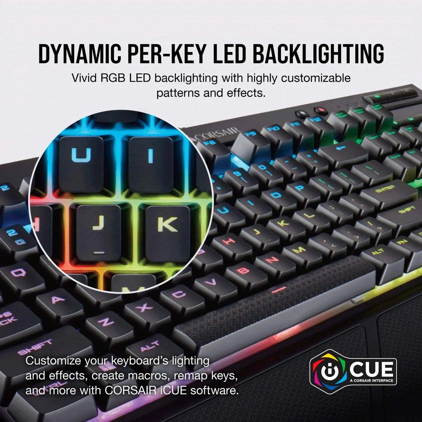 Corsair K68 RGB Cherry MX Mechanical Gaming Keyboard  Microcenter India