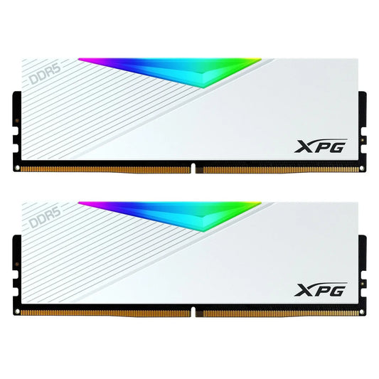 Adata XPG Lancer RGB 32GB (16GBX2) DDR5 5200MHz Memory - White  Microcenter India