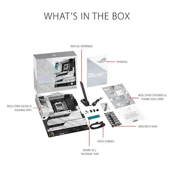 Asus ROG Strix X670E-A Gaming WiFi Motherboard  Microcenter India