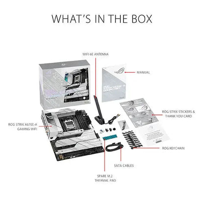 Asus ROG Strix X670E-A Gaming WiFi Motherboard  Microcenter India