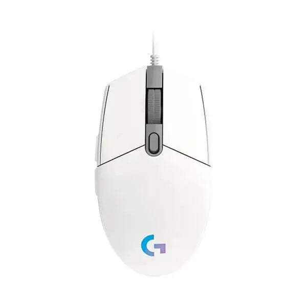 Logitech G203 Lightsync RGB Gaming Mouse (White) 