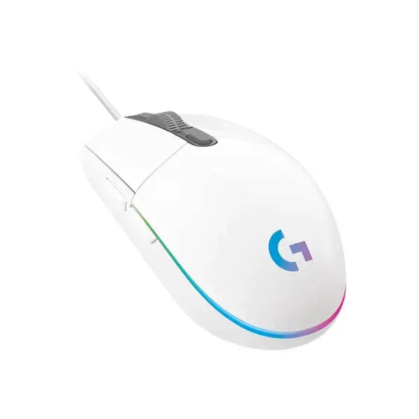 Logitech G203 Lightsync RGB Gaming Mouse (White) 