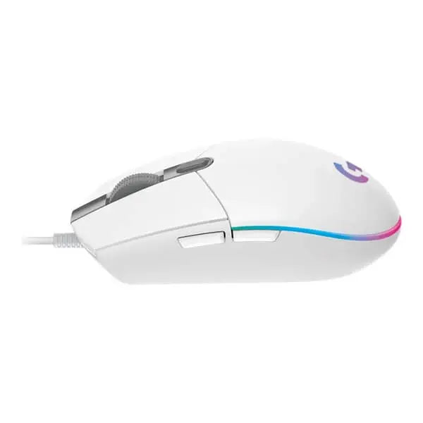 Logitech G203 Lightsync RGB Gaming Mouse (White) 
