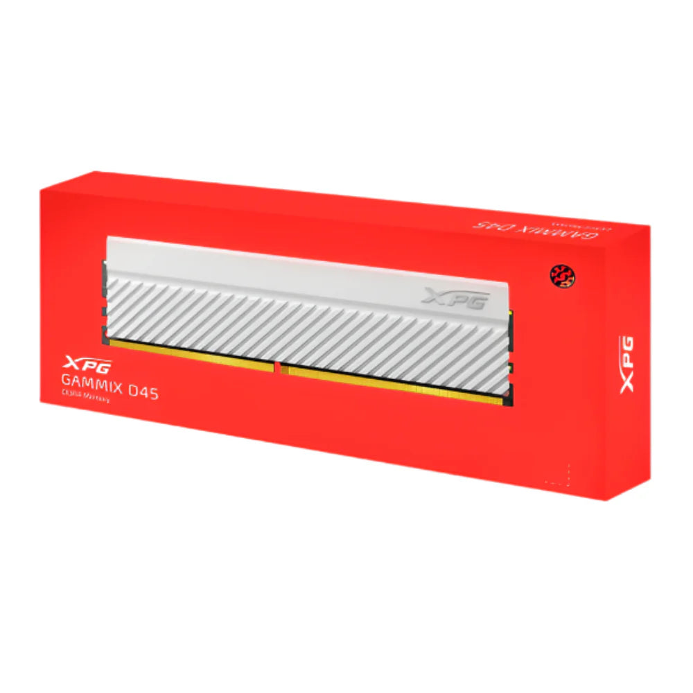 ADATA XPG Gammix D45 16GB (16GBx1) 3200MHz DDR4 RAM White  Microcenter India