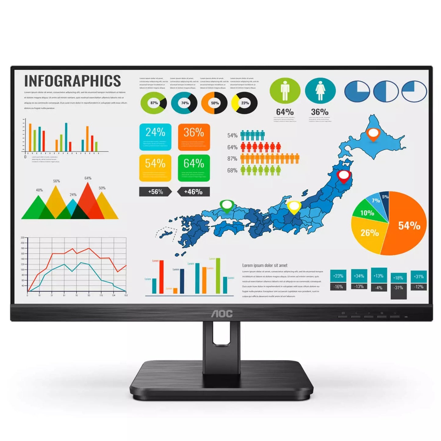 AOC 22E2H 22 Inch LED Backlit Monitor  Microcenter India
