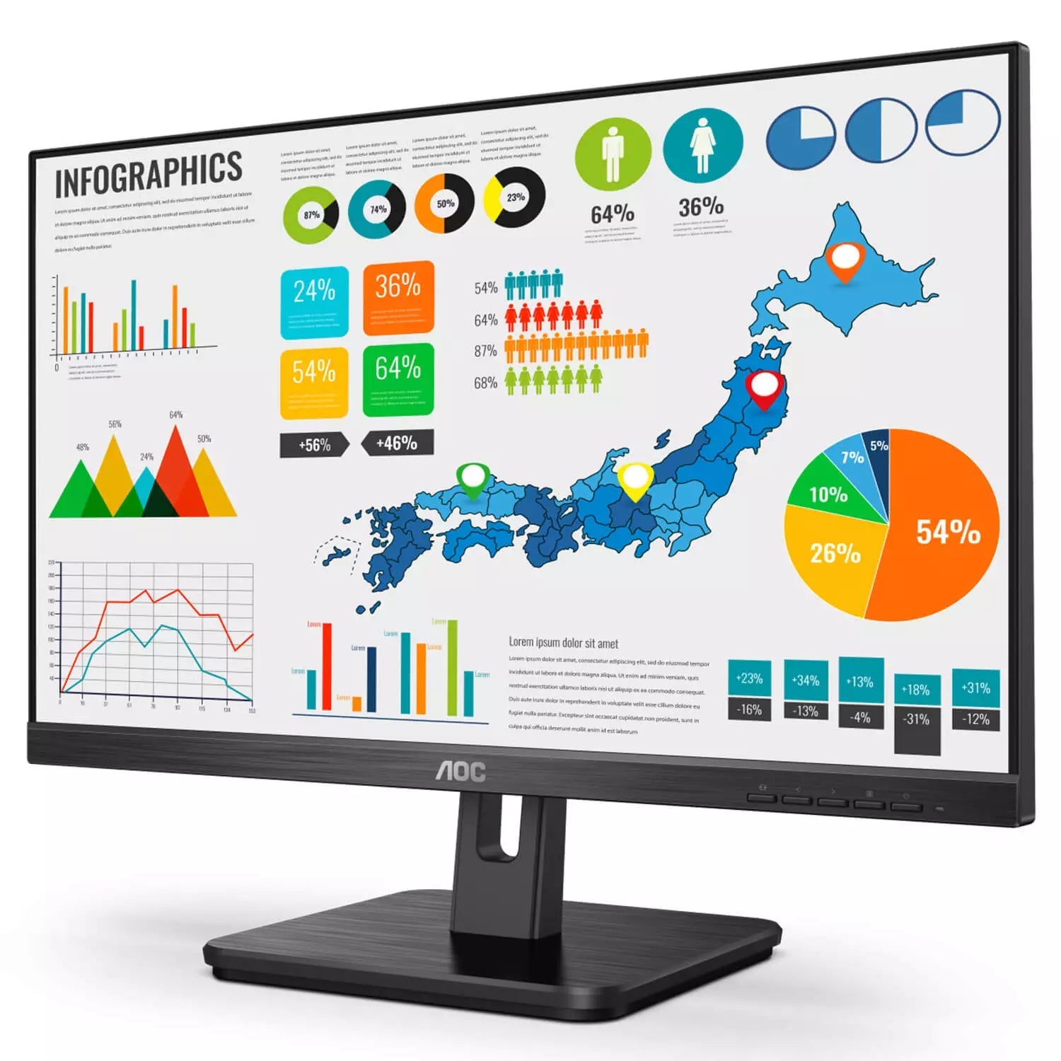 AOC 22E2H 22 Inch LED Backlit Monitor  Microcenter India