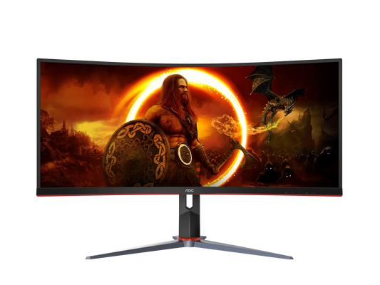 AOC CU34G2XP 34 Inch WQHD Curved Gaming Monitor  Microcenter India