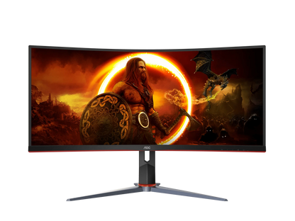 AOC CU34G2XP 34 Inch WQHD Curved Gaming Monitor  Microcenter India