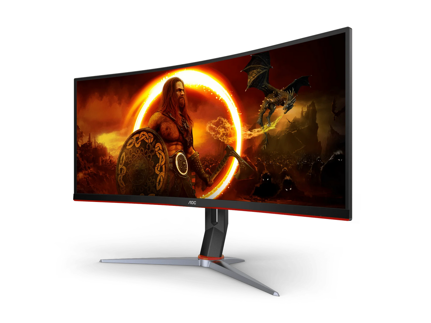 AOC CU34G2XP 34 Inch WQHD Curved Gaming Monitor  Microcenter India