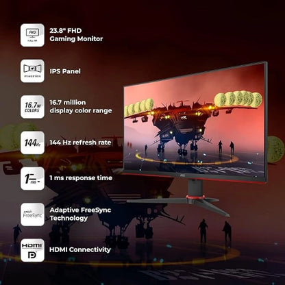 AOC 24G2E5 24” Gaming Monitor FHD IPS Smooth Display - Microcenter India.