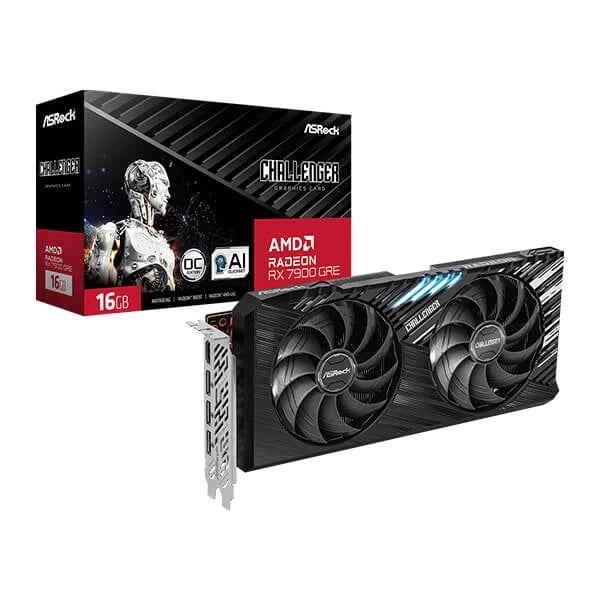 ASRock RX 7900 GRE Challenger OC 16GB Graphics Card  Microcenter India