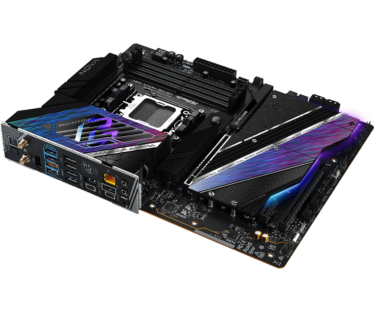 ASRock X870E Nova WiFi Phantom Gaming Motherboard 