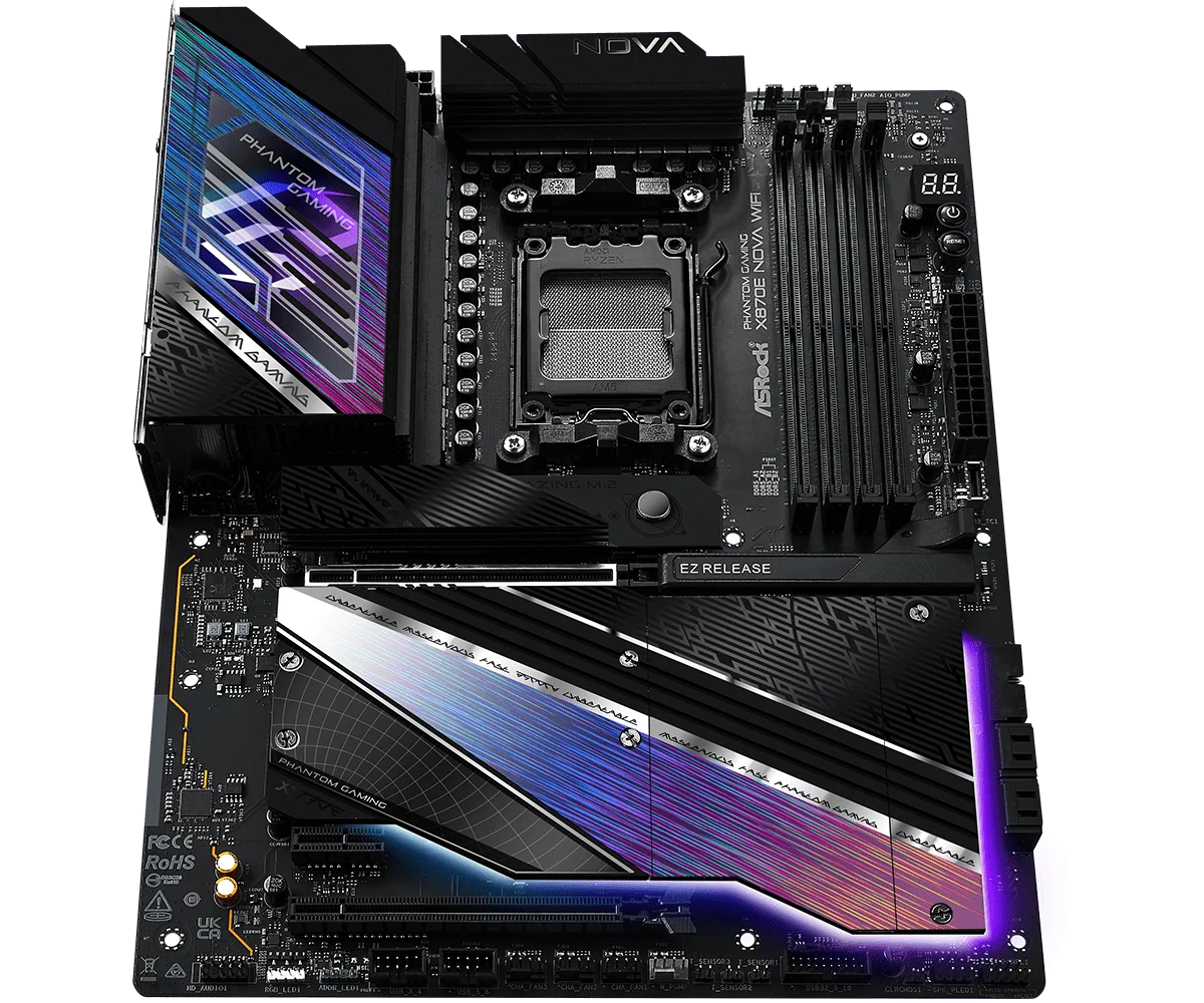 ASRock X870E Nova WiFi Phantom Gaming Motherboard 