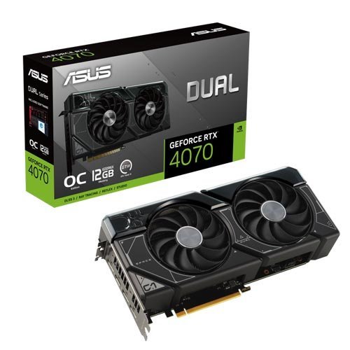 ASUS Dual GeForce RTX 4070 OC Edition 12GB GDDR6X Graphic Card