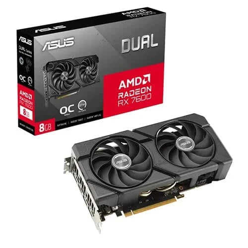 ASUS Dual RX 7600 EVO OC 8GB, RX 7600 EVO OC, RX 7600