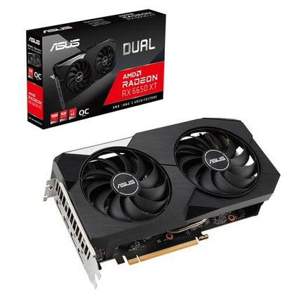 ASUS Dual Radeon RX 6650 XT OC Edition 8GB GDDR6 Graphic Card