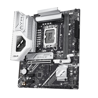 LGA 1851 Motherboard ASUS B860M-AYW WIFI DDR5 M-ATX - Microcenter India.
 
