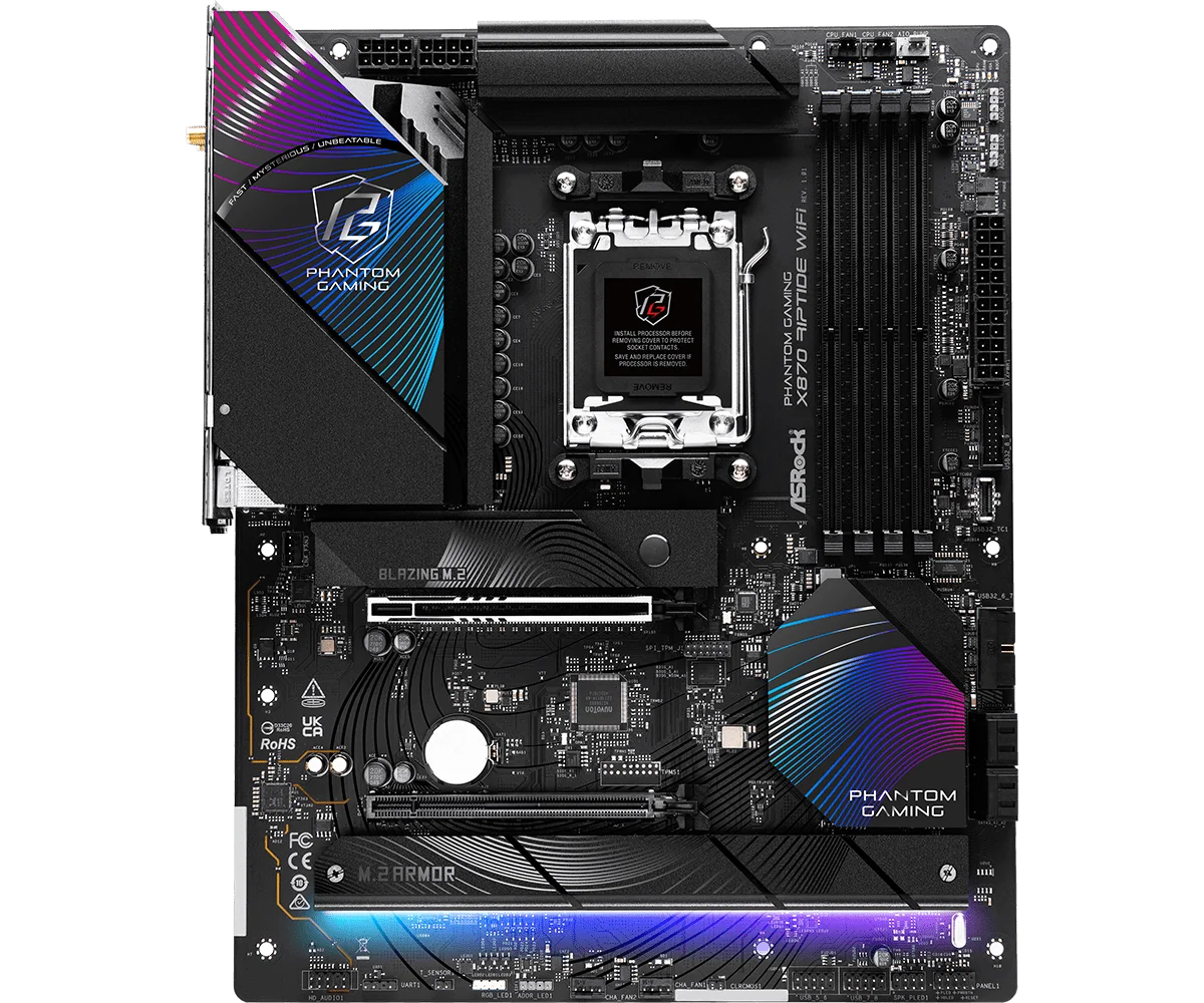 ASrock X870 Riptide WiFi Phantom Gaming Motherboard  Microcenter India