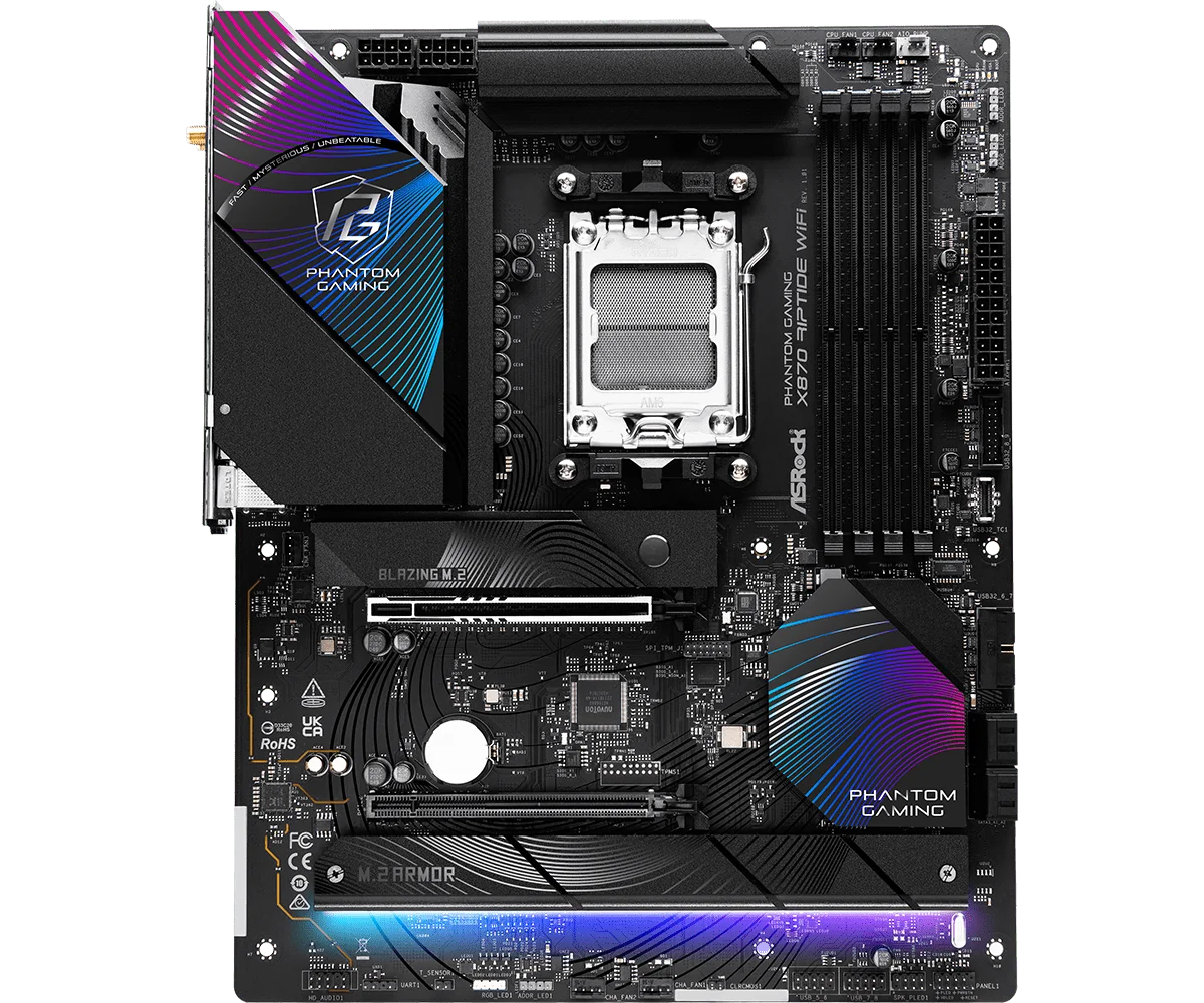 ASrock X870 Riptide WiFi Phantom Gaming Motherboard  Microcenter India