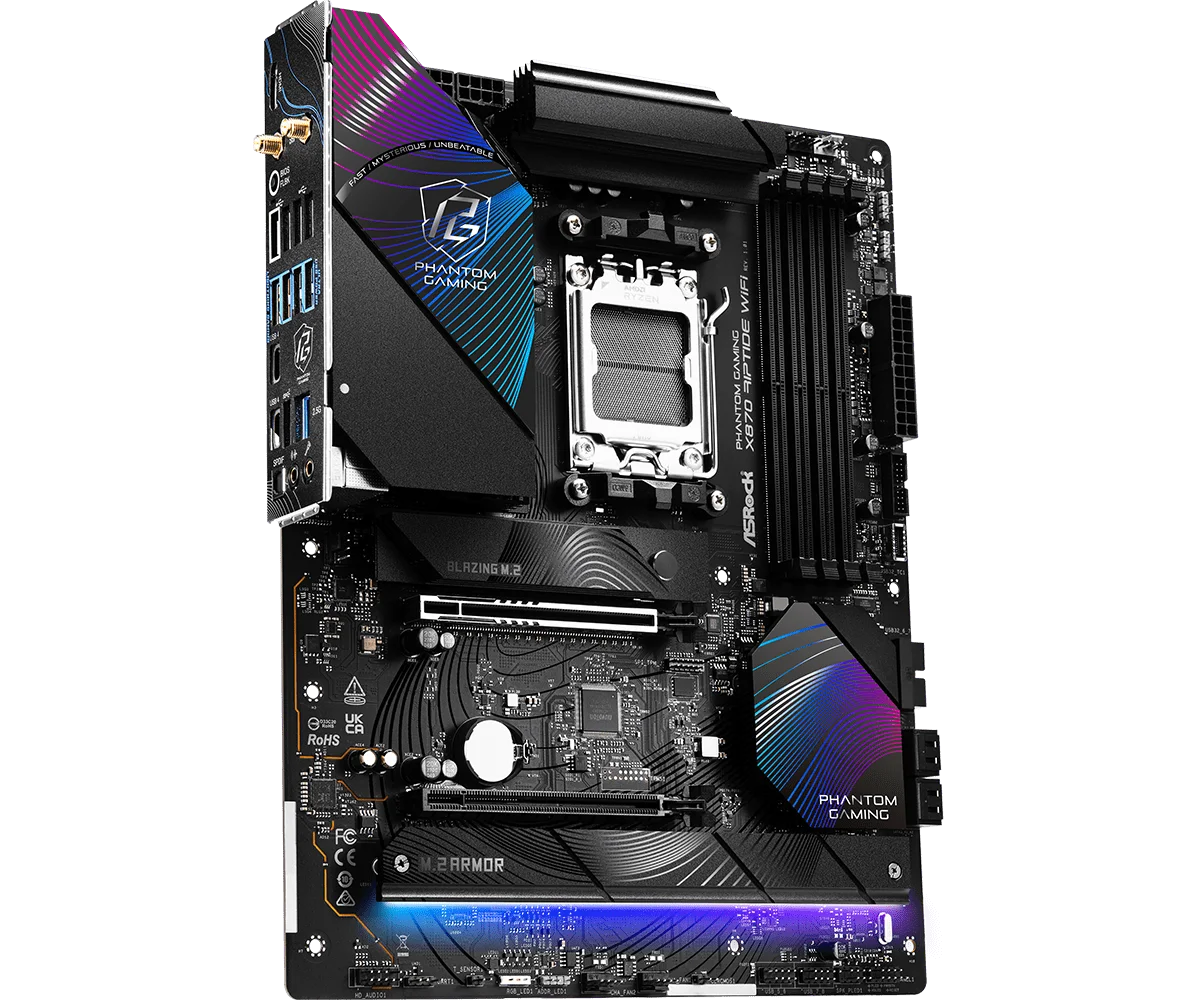 ASrock X870 Riptide WiFi Phantom Gaming Motherboard  Microcenter India