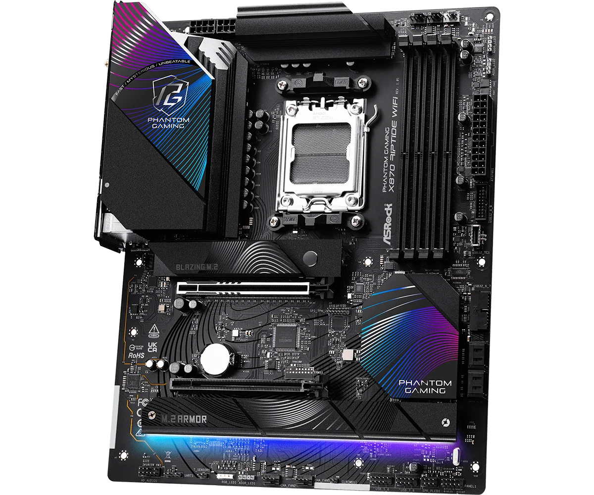 ASrock X870 Riptide WiFi Phantom Gaming Motherboard  Microcenter India