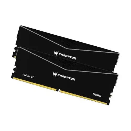 Acer Predator Pallas II 32GB 16GBx2 6000mhz DDR5 Memory (Black)  Microcenter India