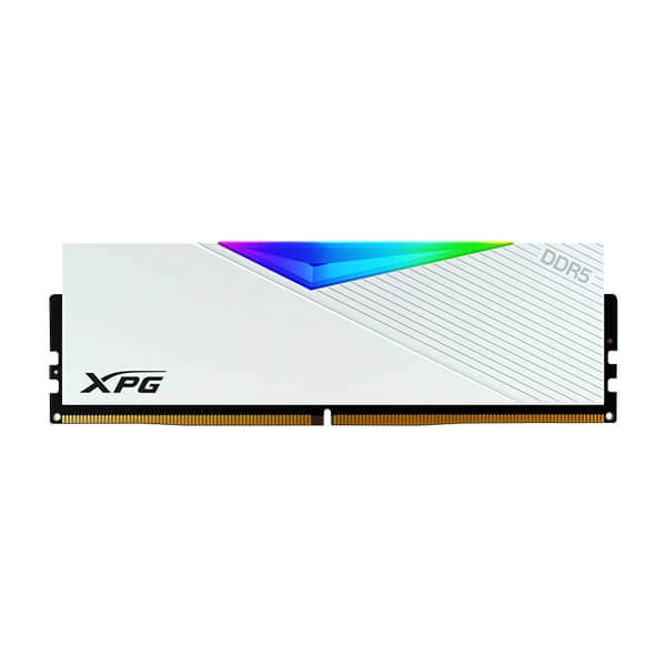 Adata XPG LANCER RGB 16GB (16GBx1) DDR5 6000MHz Desktop RAM White  Microcenter India