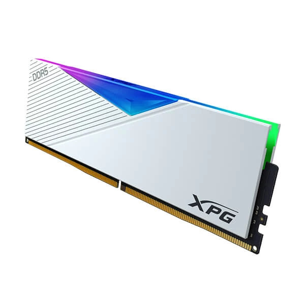 Adata XPG LANCER RGB 16GB (16GBx1) DDR5 6000MHz Desktop RAM White  Microcenter India