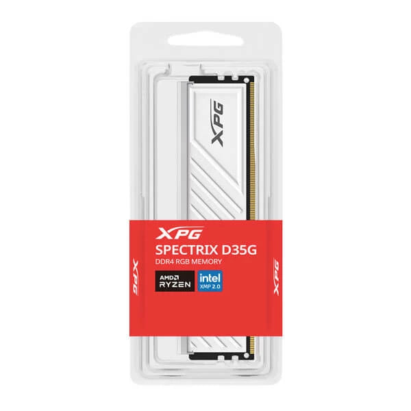 Adata XPG Spectrix D35G RGB DDR4 8GB 3200MHz Desktop RAM White  Microcenter India