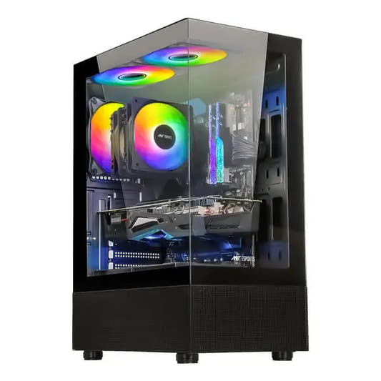 Ant Esports Crystal X2 ARGB,ant esports cabinet,atx cabinet