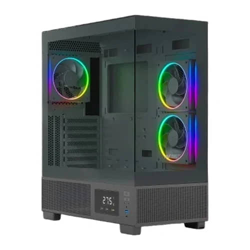 ant esports crystal x3 lcd,mid tower cabinet, ant esport cabinet