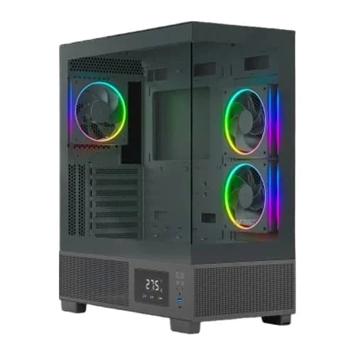 ant esports crystal x3 lcd,mid tower cabinet, ant esport cabinet